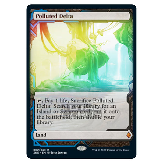 Magic The Gathering - Zendikar Rising - Expeditions - Polluted Delta - 2/30 (Foil)