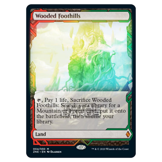 Magic The Gathering - Zendikar Rising - Expeditions - Wooded Foothills - 4/30 (Foil)