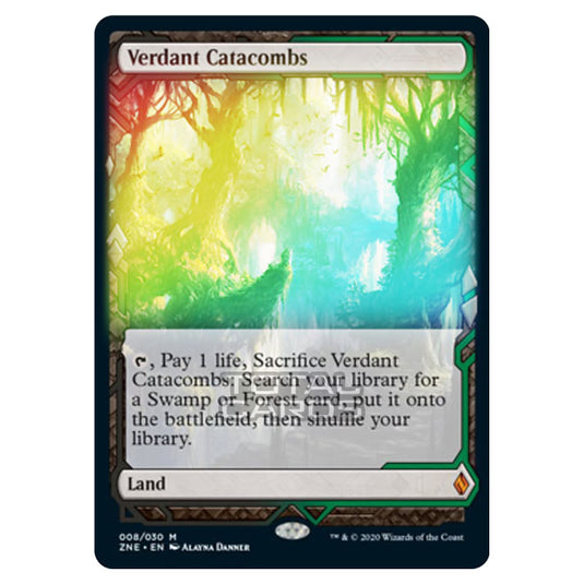 Magic The Gathering - Zendikar Rising - Expeditions - Verdant Catacombs - 8/30 (Foil)