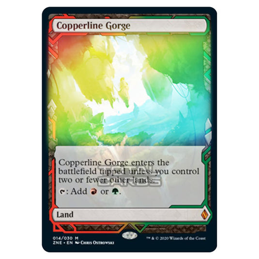 Magic The Gathering - Zendikar Rising - Expeditions - Copperline Gorge - 14/30 (Foil)