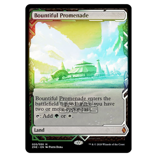 Magic The Gathering - Zendikar Rising - Expeditions - Bountiful Promenade - 20/30 (Foil)