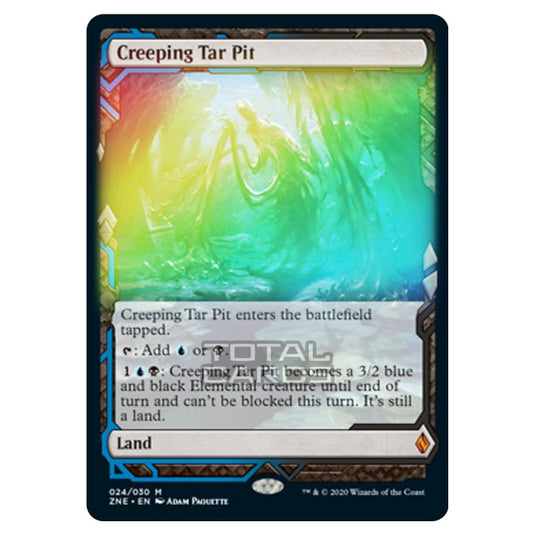 Magic The Gathering - Zendikar Rising - Expeditions - Creeping Tar Pit - 24/30 (Foil)