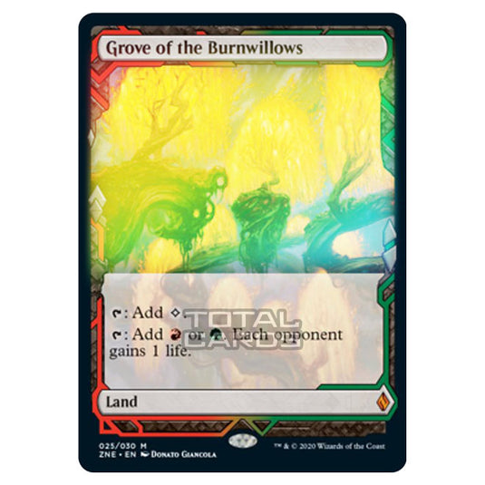 Magic The Gathering - Zendikar Rising - Expeditions - Grove of the Burnwillows - 25/30 (Foil)