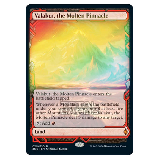 Magic The Gathering - Zendikar Rising - Expeditions - Valakut, the Molten Pinnacle - 29/30 (Foil)