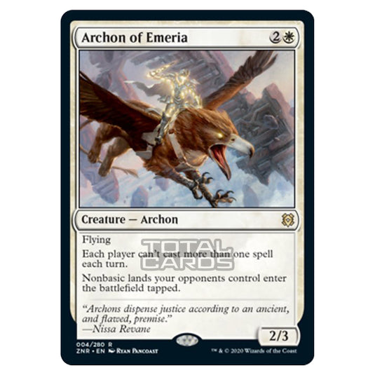 Magic The Gathering - Zendikar Rising - Archon of Emeria - 4/391