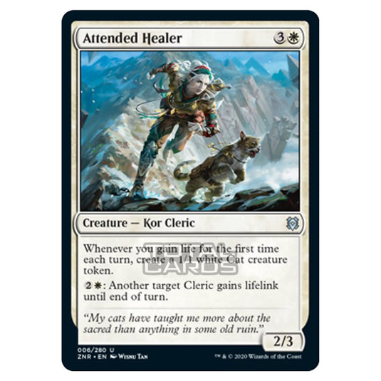 Magic The Gathering - Zendikar Rising - Attended Healer - 6/391