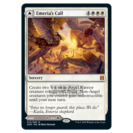 Magic The Gathering - Zendikar Rising - Emeria's Call // Emeria, Shattered Skyclave - 12/391