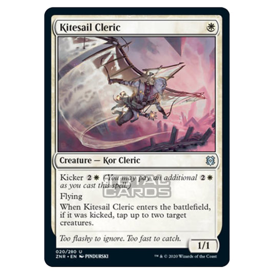 Magic The Gathering - Zendikar Rising - Kitesail Cleric - 20/391