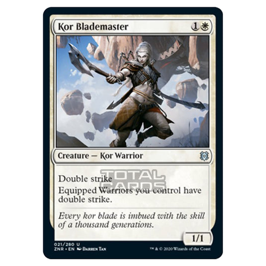 Magic The Gathering - Zendikar Rising - Kor Blademaster - 21/391