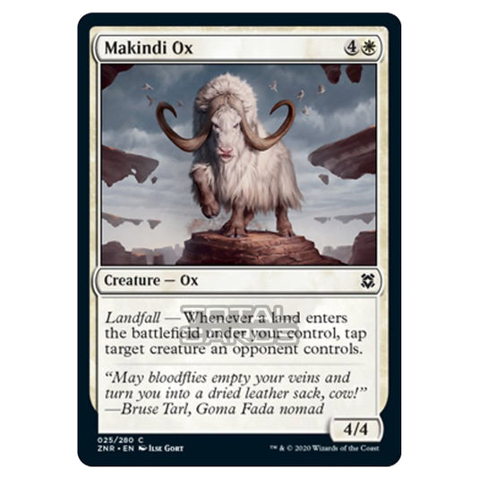 Magic The Gathering - Zendikar Rising - Makindi Ox - 25/391