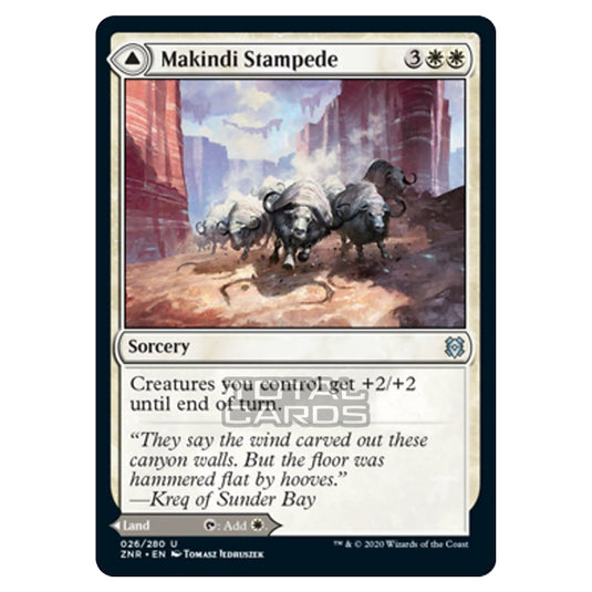 Magic The Gathering - Zendikar Rising - Makindi Stampede // Makindi Mesas - 26/391