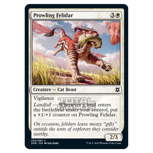 Magic The Gathering - Zendikar Rising - Prowling Felidar - 34/391