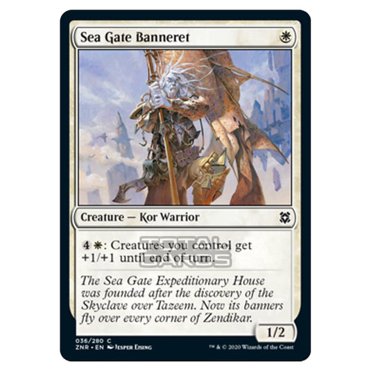 Magic The Gathering - Zendikar Rising - Sea Gate Banneret - 36/391