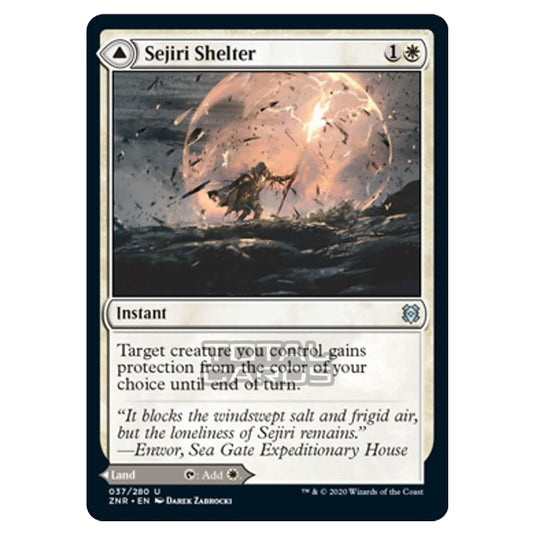 Magic The Gathering - Zendikar Rising - Sejiri Shelter // Sejiri Glacier - 37/391