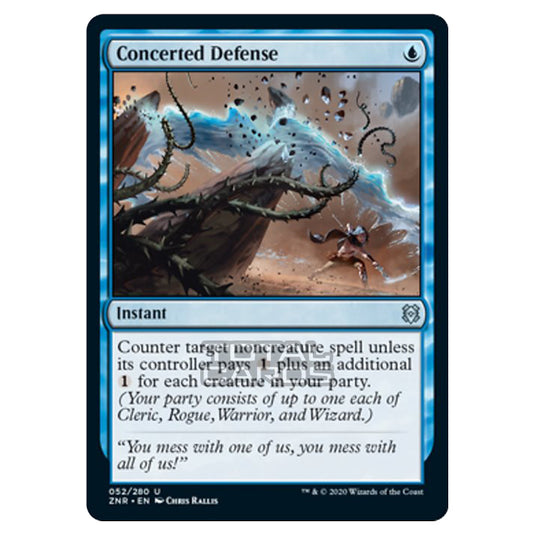 Magic The Gathering - Zendikar Rising - Concerted Defense - 52/391