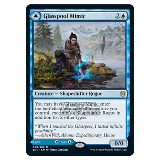 Magic The Gathering - Zendikar Rising - Glasspool Mimic // Glasspool Shore - 60/391