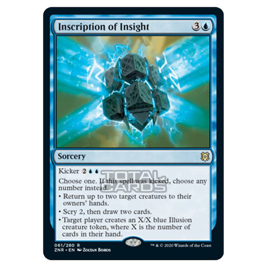 Magic The Gathering - Zendikar Rising - Inscription of Insight - 61/391