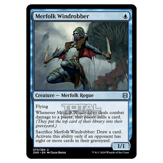 Magic The Gathering - Zendikar Rising - Merfolk Windrobber - 70/391