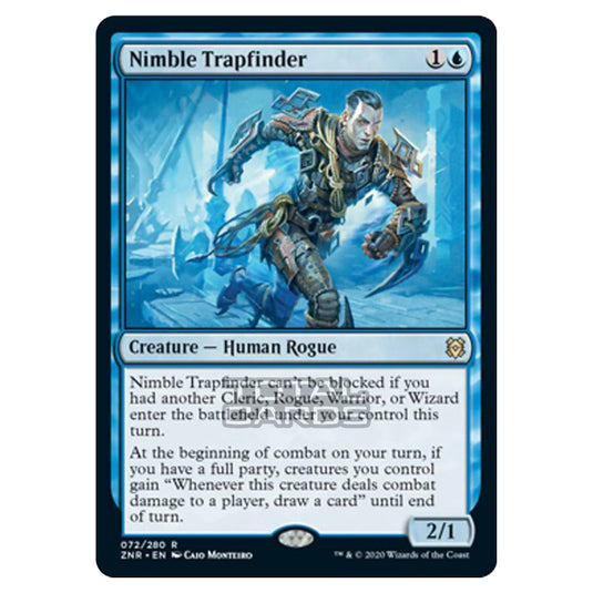 Magic The Gathering - Zendikar Rising - Nimble Trapfinder - 72/391