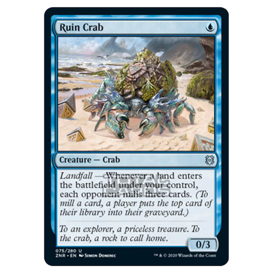 Magic The Gathering - Zendikar Rising - Ruin Crab - 75/391