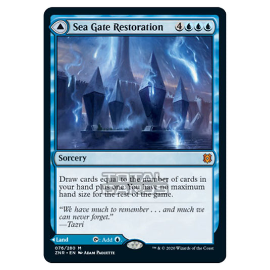 Magic The Gathering - Zendikar Rising - Sea Gate Restoration // Sea Gate, Reborn - 76/391