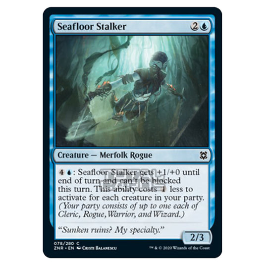 Magic The Gathering - Zendikar Rising - Seafloor Stalker - 78/391