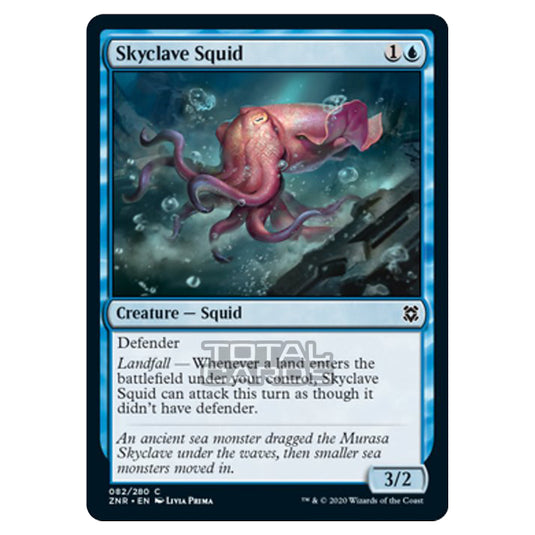 Magic The Gathering - Zendikar Rising - Skyclave Squid - 82/391