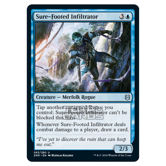 Magic The Gathering - Zendikar Rising - Sure-Footed Infiltrator - 83/391