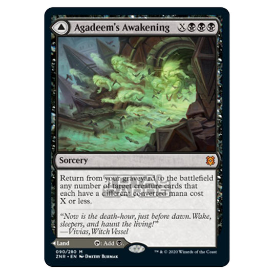 Magic The Gathering - Zendikar Rising - Agadeem's Awakening // Agadeem, the Undercrypt - 90/391