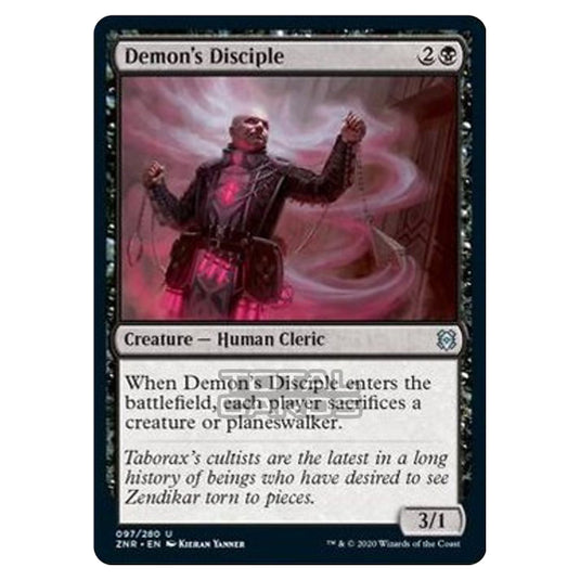 Magic The Gathering - Zendikar Rising - Demon's Disciple - 97/391