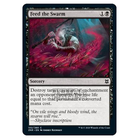 Magic The Gathering - Zendikar Rising - Feed the Swarm - 102/391