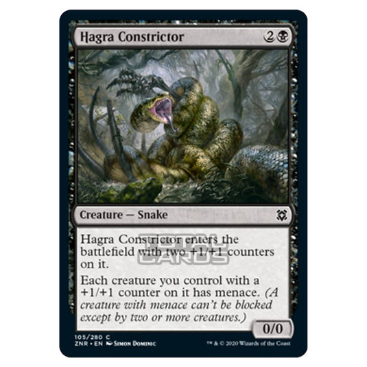 Magic The Gathering - Zendikar Rising - Hagra Constrictor - 105/391