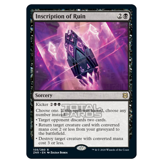 Magic The Gathering - Zendikar Rising - Inscription of Ruin - 108/391