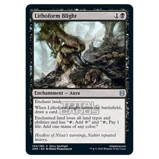 Magic The Gathering - Zendikar Rising - Lithoform Blight - 109/391