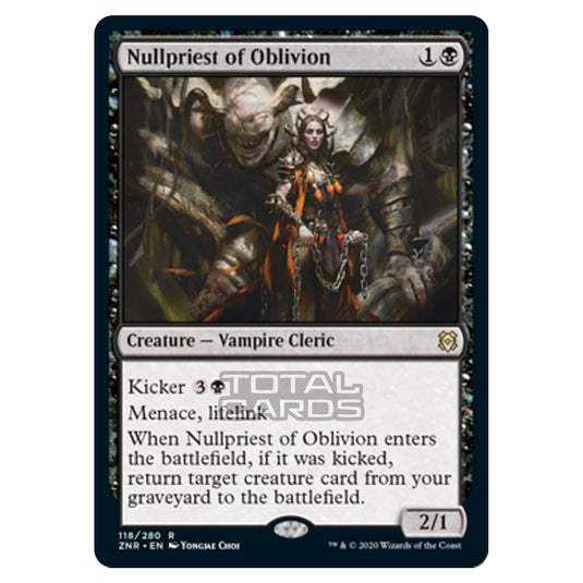 Magic The Gathering - Zendikar Rising - Nullpriest of Oblivion - 118/391