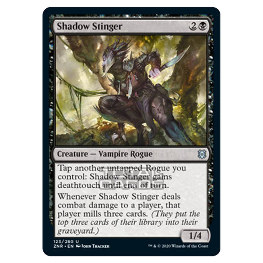 Magic The Gathering - Zendikar Rising - Shadow Stinger - 123/391