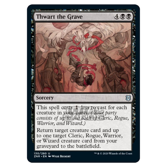 Magic The Gathering - Zendikar Rising - Thwart the Grave - 130/391