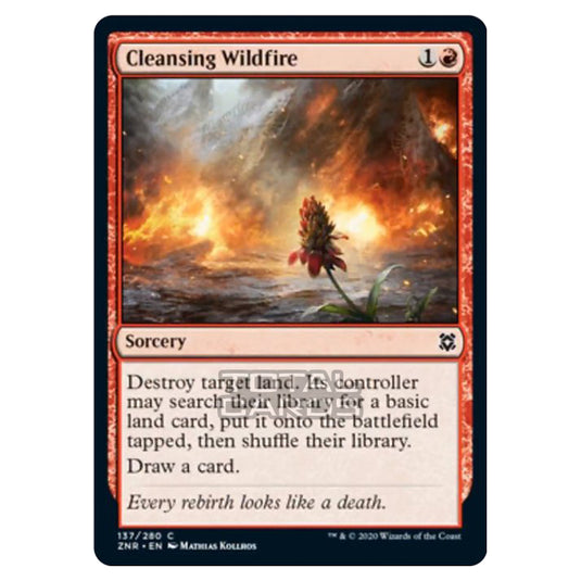 Magic The Gathering - Zendikar Rising - Cleansing Wildfire - 137/391