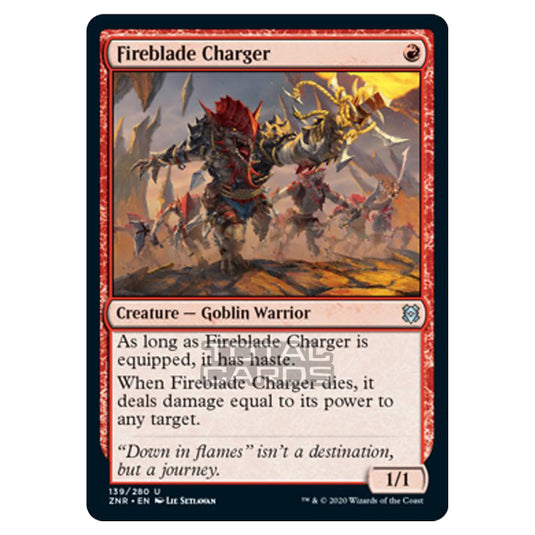 Magic The Gathering - Zendikar Rising - Fireblade Charger - 139/391