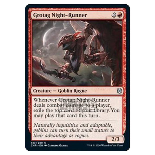 Magic The Gathering - Zendikar Rising - Grotag Night-Runner - 143/391