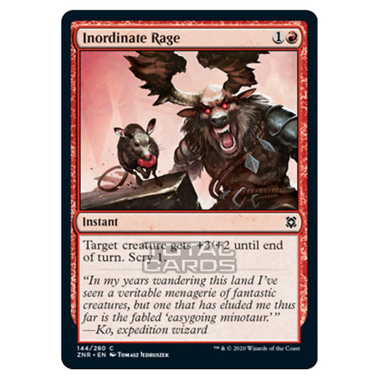 Magic The Gathering - Zendikar Rising - Inordinate Rage - 144/391