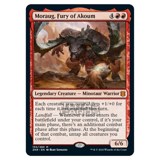 Magic The Gathering - Zendikar Rising - Moraug, Fury of Akoum - 150/391