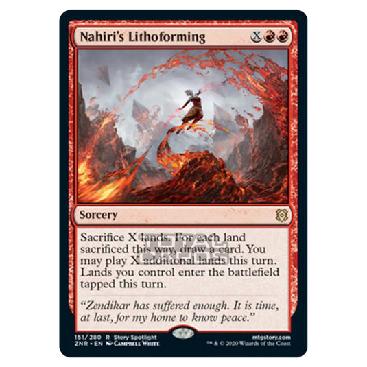 Magic The Gathering - Zendikar Rising - Nahiri's Lithoforming - 151/391