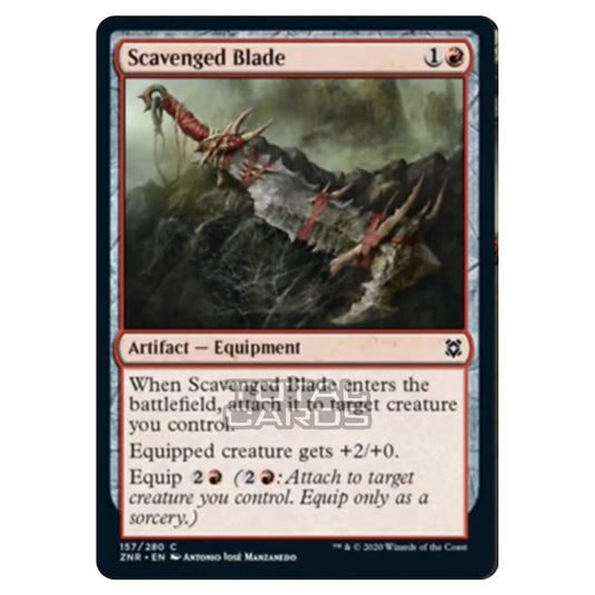 Magic The Gathering - Zendikar Rising - Scavenged Blade - 157/391