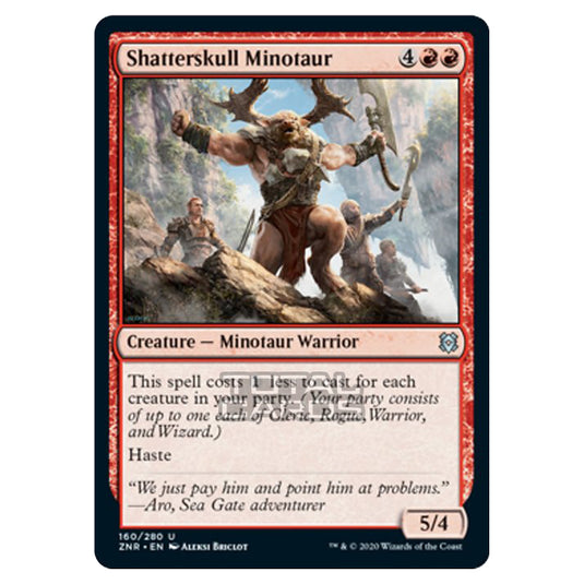 Magic The Gathering - Zendikar Rising - Shatterskull Minotaur - 160/391