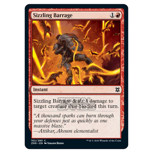 Magic The Gathering - Zendikar Rising - Sizzling Barrage - 162/391