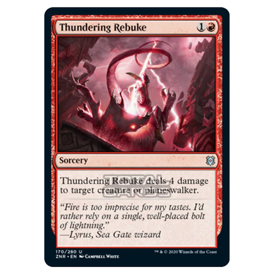 Magic The Gathering - Zendikar Rising - Thundering Rebuke - 170/391