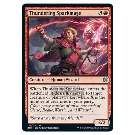 Magic The Gathering - Zendikar Rising - Thundering Sparkmage - 171/391