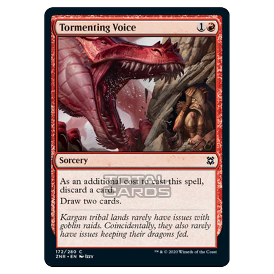 Magic The Gathering - Zendikar Rising - Tormenting Voice - 172/391