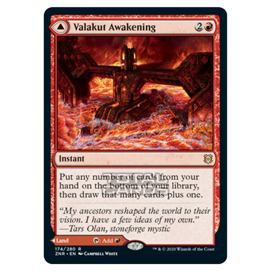 Magic The Gathering - Zendikar Rising - Valakut Awakening // Valakut Stoneforge - 174/391